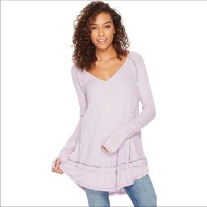 We The Free waffle knit tunic